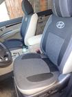 Hyundai Santa Fe 2 2006–2012 Autostoelhoezen (kunstleer↗stof, Premium) foto 8