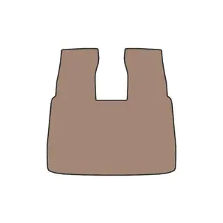 Rubberen kofferbakmat V2 (Short, Beige) foto 1