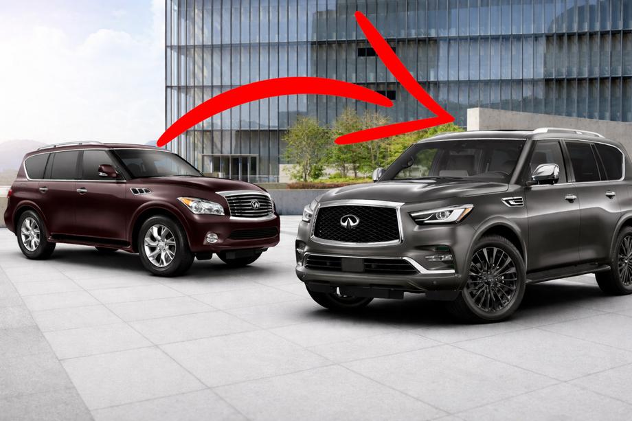 Infiniti QX56 2010–2013 Restylingkit voor QX80 2024 Image