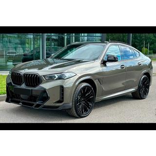 Frontbumper lip Lip LRT (voor M-Sport 2023+, carbon) BMW X6 G06 2019–2027 foto 4