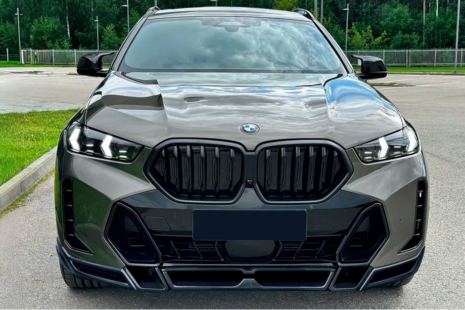 BMW X6 G06 2019–2027 Frontbumper lip Lip LRT (voor M-Sport 2023+, carbon) Foto 2