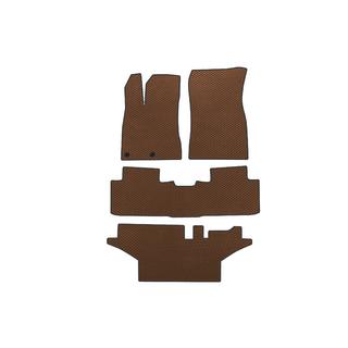 EVA automatten voor interieur (3 rijen, bruin)