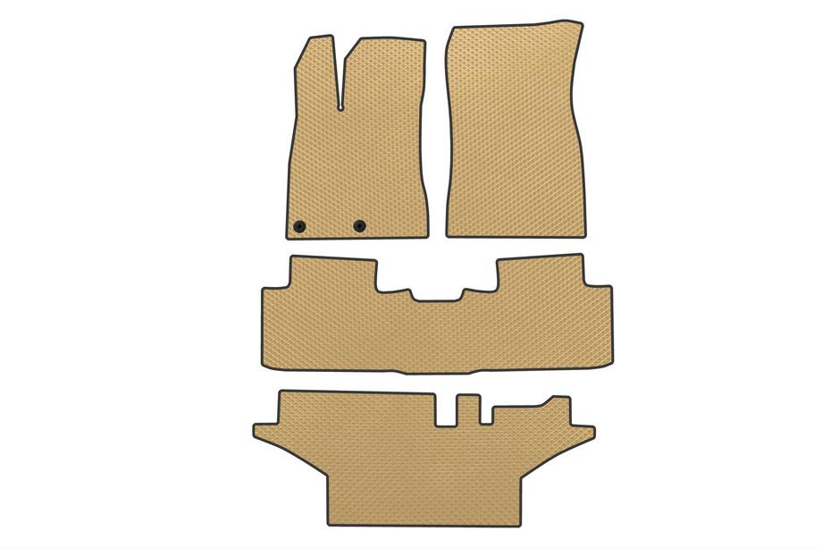 Peugeot 5008 2024– EVA automatten (3 rijen, beige) Image