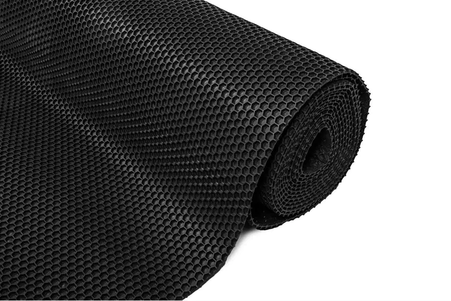 Rubberen plaat voor automatten 120×100 (honingraat, zwart) Foto 1