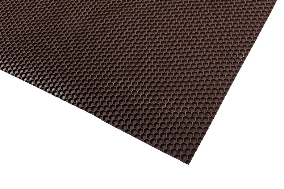 Rubberplaat voor automatten 120×100 cm (honingraat, bruin) Foto 10