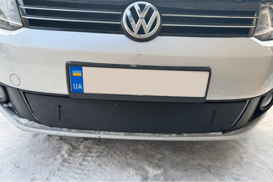 Volkswagen Touran 2010–2015 Winterafdekking radiateurgrille (onderste) Mat Foto 3