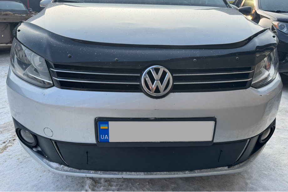 Volkswagen Touran 2010–2015 Winterafdekking radiateurgrille (onderste) Mat Foto 2