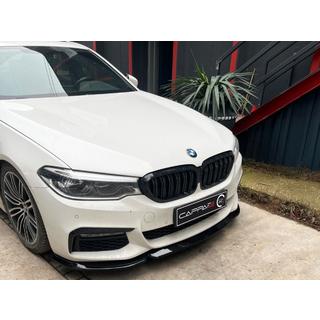 Frontbumperlip Lip EuroCap (voor M-Sport 2017-2020, hoogglans zwart) BMW 5 Serie G30/G31 2017–2023 foto 1