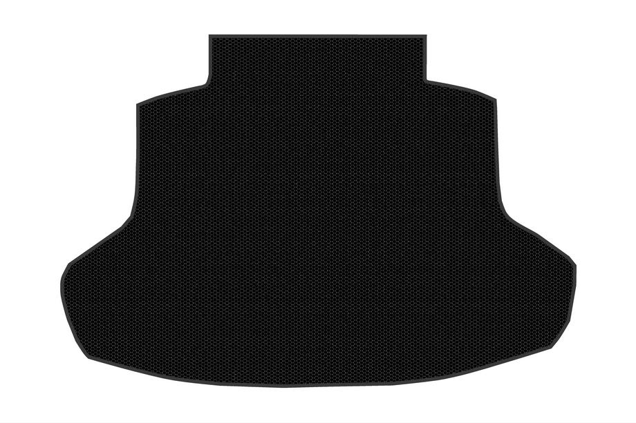 Honda Civic Sedan 2021– Rubberen kofferbakmat V2 (Zwart) Foto 1