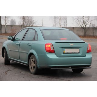 Achterbeschermbeugel AK002 Black (42 mm, RVS) Chevrolet Lacetti 2003–2024 foto 4