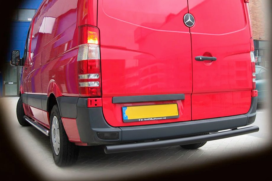 Mercedes Sprinter W906 2006–2018 Achterbeschermbeugel AK002 Black (RVS) Image