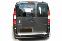 Fiat Doblo I 2001–2005 Achterbumperbeschermer AK002 Black (RVS) foto 1