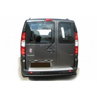 Achterbumperbeschermer AK002 Black (RVS) Fiat Doblo I 2001–2005