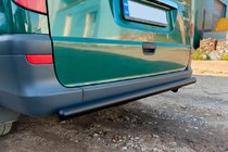 Mercedes Vito W639 2004–2014 Achterbeschermbeugel AK002 Black (RVS) foto 1