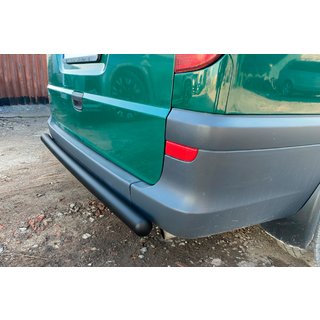 Achterbeschermbeugel AK002 Black (RVS) Mercedes Vito W639 2004–2014 foto 2