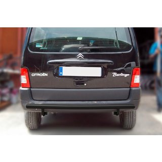 Achterbeschermbeugel Black (RVS) Citroen Berlingo 1996–2008 foto 1