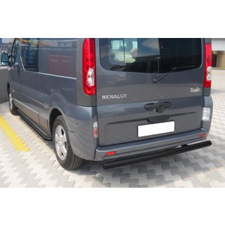 Achterbumperbeschermer AK002 Black (RVS) foto 2