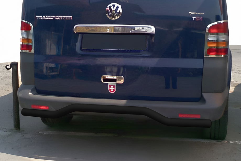 Volkswagen T5 Transporter 2003–2010 Achterrolbeugel Wave Black (RVS) Image