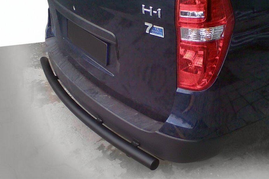 Hyundai H300, H1, Starex 2008–2020 Achterbeschermbeugel AK002 Black (RVS) Image