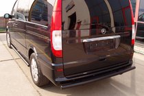 Mercedes Viano 2004–2014 Achterbeschermbeugel AK002 Black (RVS) foto 7