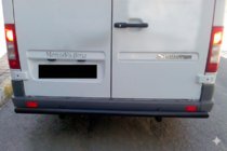 Mercedes Sprinter W901/902/903/904/905 1995–2006 Achterbeschermbeugel AK002 Black (RVS) foto 1