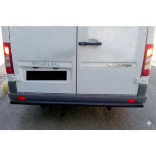 Achterbeschermbeugel AK002 Black (RVS)