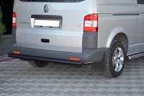 Volkswagen T5 Multivan 2003–2010 Achterbeschermbeugel AK002 Black (RVS) foto 3