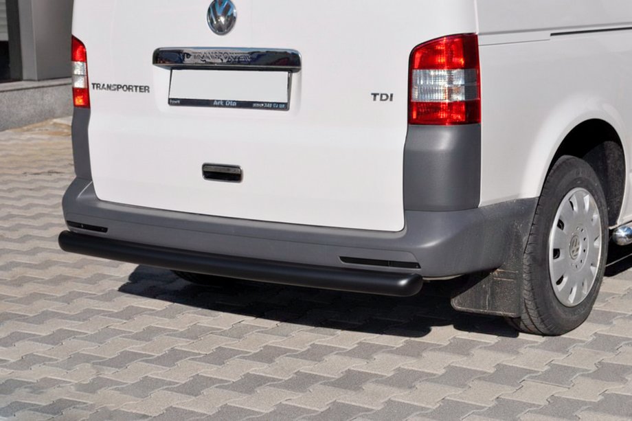 Volkswagen T5 Multivan 2003–2010 Achterbeschermbeugel AK002 Black (RVS) Image