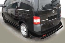 Volkswagen T5 Caravelle 2004–2010 Achterbeschermbeugel AK002 Black (RVS) foto 6