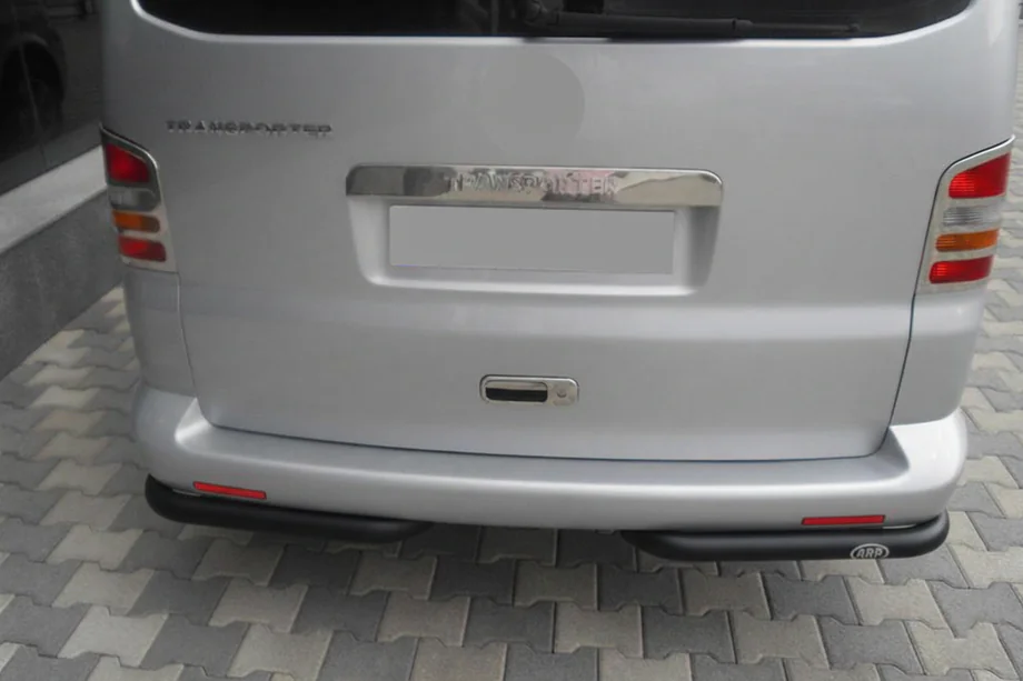 Volkswagen T5 Transporter 2003–2010 Achterhoekbeschermers AK003 Black (2 st., roestvrij staal) Image