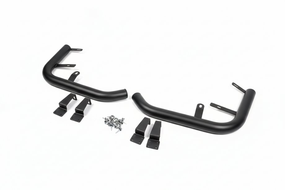 Volkswagen T5 Caravelle 2004–2010 Achterhoekstukken AK003 Black (2 st., roestvrij staal) Foto 4