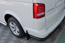 Volkswagen T5 2010–2015 Achterhoekstukken AK003 Black (2 st., roestvrij staal) foto 8