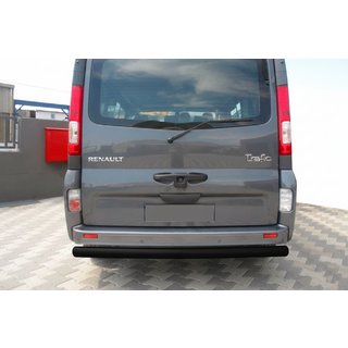 Achterbumperbeschermer AK002 Black (RVS) Opel Vivaro 2001–2015 foto 1