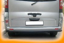 Renault Trafic 2001–2015 Achterbumperbeschermer AK002 Black (RVS) foto 4