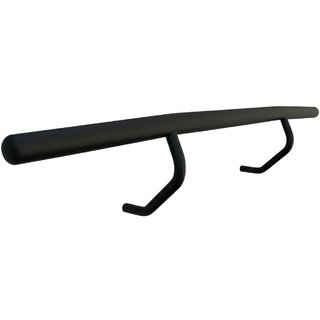 Achterbeugel Black (RVS)