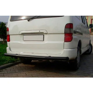 Achterbeschermbeugel Black (RVS)