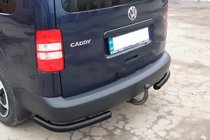 Volkswagen Caddy 2010–2015 Achterhoekstukken AK003 Black (2 st., roestvrij staal) foto 5