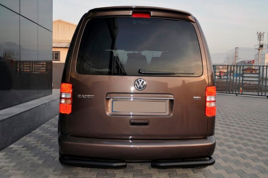 Volkswagen Caddy 2010–2015 Achterhoekstukken AK003 Black (2 st., roestvrij staal) Image