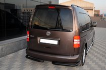 Volkswagen Caddy 2004–2010 Achterhoekstukken AK003 Black (2 st., roestvrij staal) foto 2