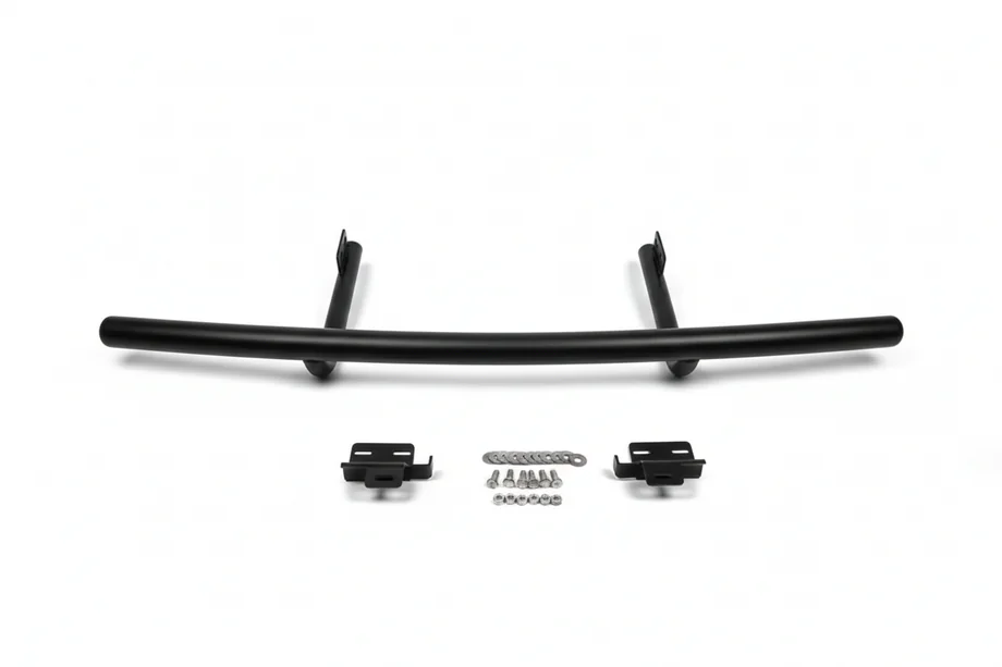 Volkswagen T4 Transporter 1990–2003 Achterbeschermbeugel AK002 Black (RVS) Foto 3