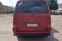 Volkswagen T4 Caravelle/Multivan 1990–2003 Achterbeschermbeugel AK002 Black (RVS) foto 4