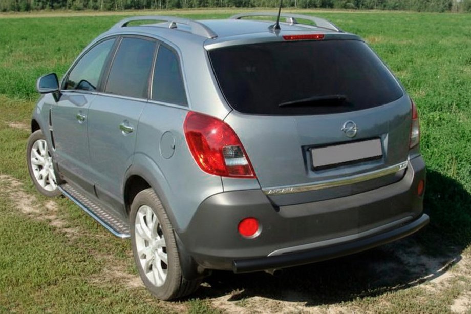 Opel Antara 2006–2017 Achterbeschermbeugel AK002 Black (RVS) Image