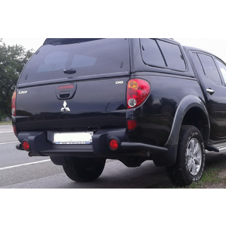 Achterhoeken AK003 Black (2 st., RVS) Mitsubishi L200 2006–2015 foto 1
