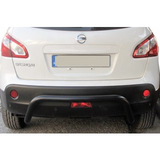 Achterrolbeugel AK007 Black (RVS) Nissan Qashqai 2007–2010 foto 2