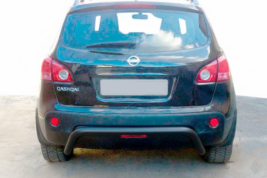 Nissan Qashqai 2007–2010 Achterrolbeugel AK007 Black (RVS) Image