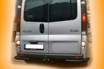 Renault Trafic 2001–2015 Achterhoeken AK003 Black (RVS) foto 3
