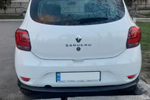 Renault Sandero 2013–2022 Achterbeschermbeugel AK002 Black (RVS) foto 2