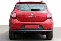Dacia Sandero 2013–2020 Achterbeschermbeugel AK002 Black (RVS) foto 1