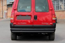 Citroen Jumpy 1996–2007 Achterbeschermbeugel Black (RVS) foto 1