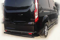 Ford Custom 2013–2022 Achterbeschermbeugel AK002 Black (RVS) foto 5